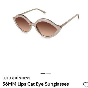 Lulu Guinness cat eye sunglasses